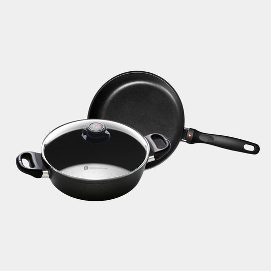 XD Nonstick 3-Piece Set - Fry Pan & Casserole | Made in Switzerland