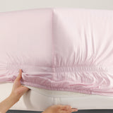Purefect Fit Adjustable Sateen Fitted Sheet Pink