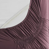 Purefect Fit Adjustable Sateen Fitted Sheet Raisin