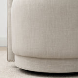 Yisa Modern Swivel Small Barrel Chair (Set of 2)