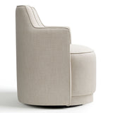 Yisa Modern Swivel Small Barrel Chair (Set of 2)