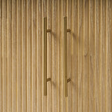 Ivan Fluted Premium Wood Cabinet