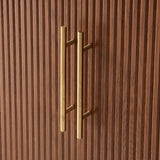 Ivan Fluted Premium Wood Cabinet