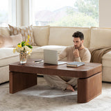 Matilde Electric Standing Coffee Table Desk with Storage