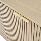 American Modern Fluted Space Saving Table and Chairs & Storage Cabinet Sets (Optional Types)