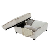 Harmetrix Large Modular Sectional Sofa Set with Storage – Soft Fabric Couch with Any Table & Coffee Table