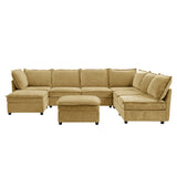 Harmetrix Oversized Soft Sectional Couch with Storage