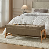 Salina Mid-century Modern Inspired Storage Bench