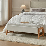 Salina Mid-century Modern Inspired Storage Bench