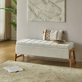 Salina Mid-century Modern Inspired Storage Bench