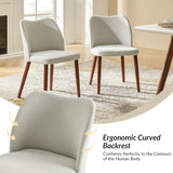 Diana Mid-Century Modern Upholstered Dining Chair,Upholstered Side Chairs，Set of 2 (Optional Types)