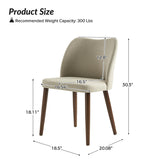 Diana Mid-Century Modern Upholstered Dining Chair,Upholstered Side Chairs，Set of 2 (Optional Types)