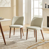 Diana Mid-Century Modern Upholstered Dining Chair,Upholstered Side Chairs，Set of 2 (Optional Types)