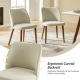 Diana Mid-Century Modern Upholstered Dining Chair,Upholstered Side Chairs，Set of 2 (Optional Types)
