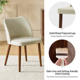 Diana Mid-Century Modern Upholstered Dining Chair,Upholstered Side Chairs，Set of 2 (Optional Types)