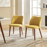 Diana Mid-Century Modern Upholstered Dining Chair,Upholstered Side Chairs，Set of 2 (Optional Types)
