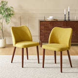 Diana Mid-Century Modern Upholstered Dining Chair,Upholstered Side Chairs，Set of 2 (Optional Types)