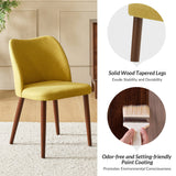 Diana Mid-Century Modern Upholstered Dining Chair,Upholstered Side Chairs，Set of 2 (Optional Types)
