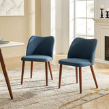 Diana Mid-Century Modern Upholstered Dining Chair,Upholstered Side Chairs，Set of 2 (Optional Types)