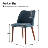 Diana Mid-Century Modern Upholstered Dining Chair,Upholstered Side Chairs，Set of 2 (Optional Types)