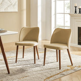 Diana Mid-Century Modern Upholstered Dining Chair,Upholstered Side Chairs，Set of 2 (Optional Types)