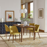 Diana Mid-Century Modern Upholstered Dining Chair,Upholstered Side Chairs，Set of 2 (Optional Types)