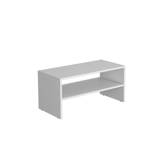 TUHOME Basic Two-Tier Stackable Shoe Rack with Spacious Shelving, Durable Structure for Footwear Organization, Space-Saving Design for Closets and Entryways, Ideal for Expanding Storage and Keeping Everyday Shoes Accessible