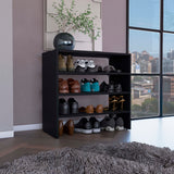 TUHOME Basic Two-Tier Stackable Shoe Rack with Spacious Shelving, Durable Structure for Footwear Organization, Space-Saving Design for Closets and Entryways, Ideal for Expanding Storage and Keeping Everyday Shoes Accessible
