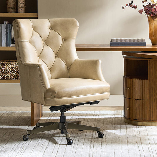 Adrian Genuine Leather Office Chair