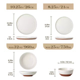 Zora 24 Piece Dinnerware Set