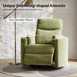 Monica Swivel Rocker Power Recliner with Movable Pillows(Optional Types)
