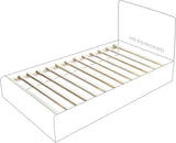 Zara Luxurious Velvet Bed with Channel Tufting and Elegant Gold Legs for a Contemporary Bedroom Retreat