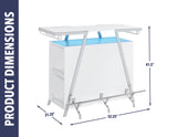 Zena 3-Piece Bar Set with LED lighting