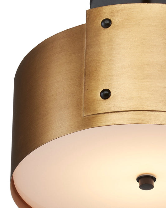 Ritsu Brass Semi-Flush Mount