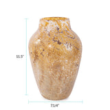 Zynsky Art Glass in Soft Amber- Short