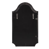 Bosworth Brushed Black Shield Mirror