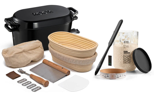 Dutch Oven & Sourdough Proofing Set Bundle