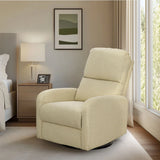 3-in-1 Swivel Glider Power Recliner Chair, Beige *