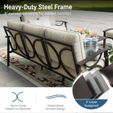 2 Piece Patio Conversation Set with Coffee Table