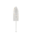 Peace Lily White Wall Sconce