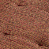 Modern Mid-Century Wood Lounge Chair, Red