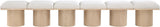 Pavilion - 6 Piece Modular Bench With Natural Base