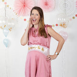 Baby Shower Belly Sash & Game Set
