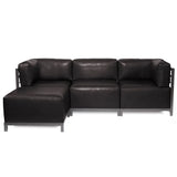 Axis Ottoman Avanti Black Titanium Frame