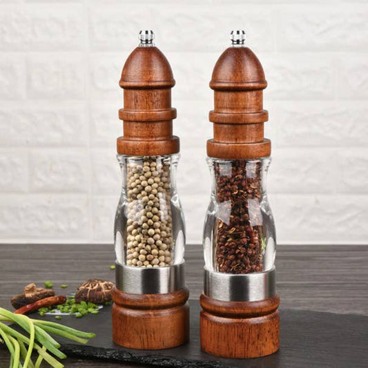 Wooden Salt and Pepper Grinder with Ceramic Mill