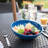 Camp Blue Tilt Bowl 8.5"