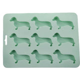 Dachshund Puppy Silicone Ice Cube Tray Mold