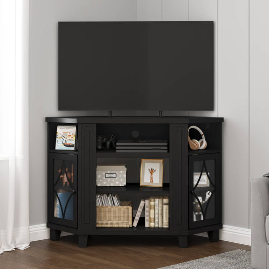Corner Tv Stands For Tvs Up To 55'', Media Console Table