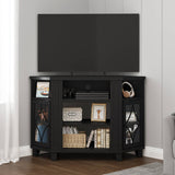 Corner Tv Stands For Tvs Up To 55'', Media Console Table