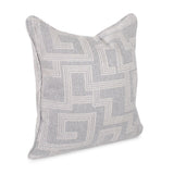 Indoor/Outdoor Pillow 24 x 24 Syros Fog